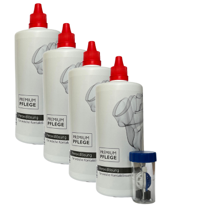 Premium Pflege Peroxidlösung - 4 x360ml / 4x Behälter
