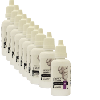 Premium Pflege hart abrasiver Hartlinsenreiniger 10 x 30ml