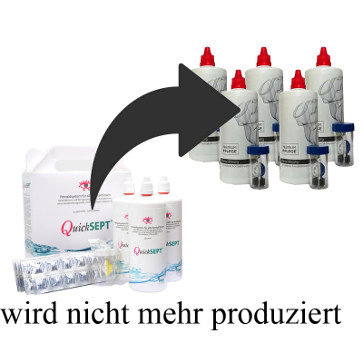 Aus Quicksept wird Premium Pflege Peroxidlösung- 5 x 360ml / 5x Behälter -versandkostenfrei-
