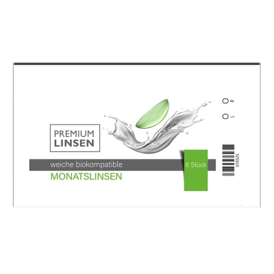 Premium Linsen biokompatible Monatslinsen Toric 6er Box MPG