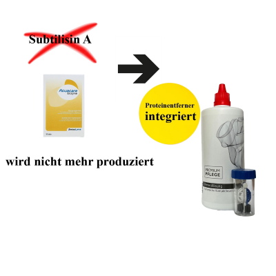 Ersatz für Acuacare Enzyme --- Premium Pflege Peroxidlösung 360 ml- 1 Behälter / mit integrierten Proteinentferner