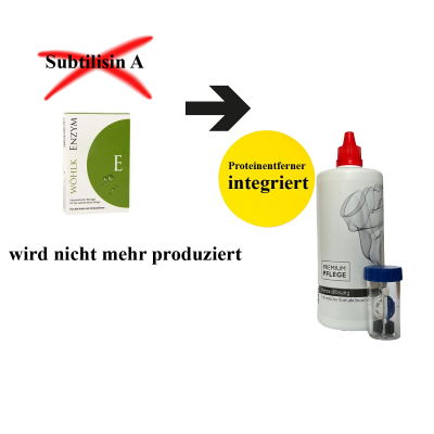 Ersatz für Wöhlk E Enzyme---Premium Pflege Peroxidlösung 360 ml- 1 Behälter / mit integrierten Proteinentferner
