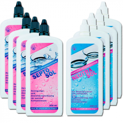Septosol / Neutrasol Optosol 6-Monats-Packung 8 x 300ml -- versandkostenfrei -- je 4x300ml
