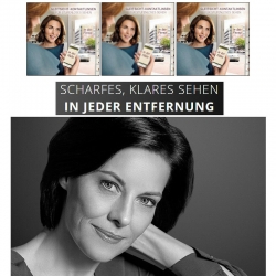 1 Gleitsicht Monatslinse einer neuen Produktgeneration mit 4 Additionen und unterschiedlichen Zonen in/auf der Linse