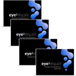 eye2 MY.Air Monats Kontaktlinsen Sphärisch 18er, 12er, 6er oder 3er Box