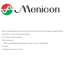 Menifocal Z (Menicon) eine formstabile Kontaktlinse