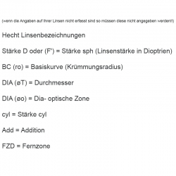 Multilife Bias (Hecht) eine formstabile Kontaktlinse