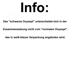 Oxysept Comfort Black Edition 3x300ml (für 90 Anwendungen)